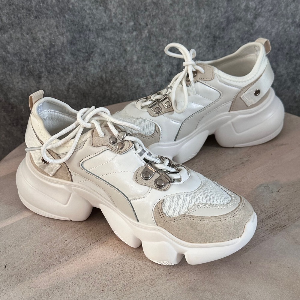 Berness Women Size 9 Chunky Platform Sneakers Thick Sole Walking Casual Trainers